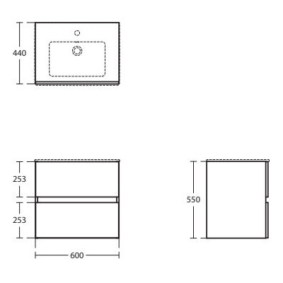 Ideal Standard Eurovit pakabinama vonios spintelė 60 cm, pasirinkite spalvą