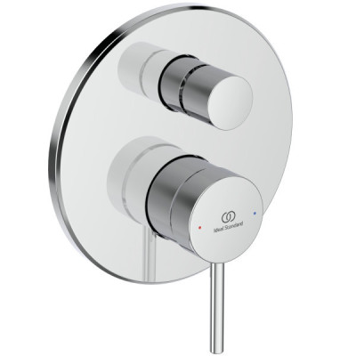 Ideal Standard Ceraline Nuovo potinkinis dušo/vonios maišytuvas, 2 krypčių, automatinis diverteris