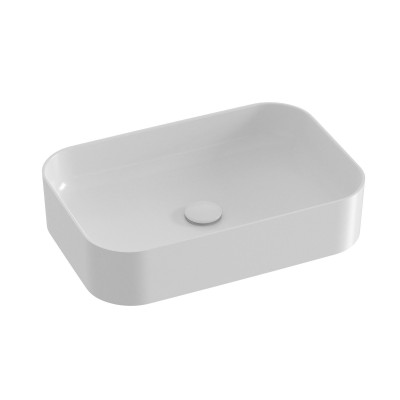 RAVAK pastatomas ant stalviršio Ceramic 550 R Slim praustuvas, baltas