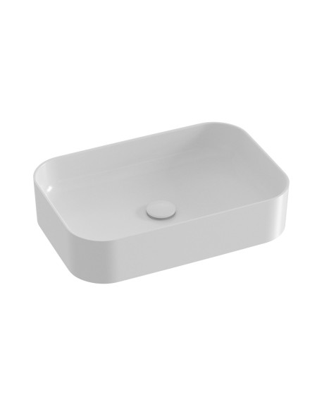RAVAK pastatomas ant stalviršio Ceramic 550 R Slim praustuvas, baltas