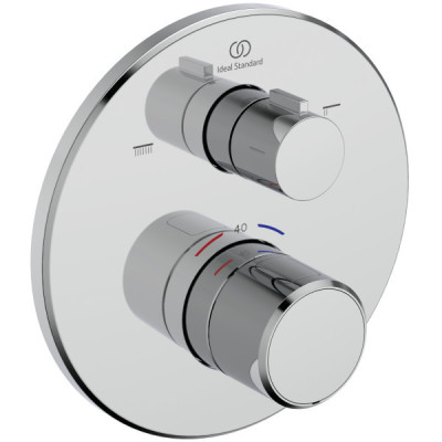 Ideal Standard Ceratherm T25 potinkinis termostatinis maišytuvas dušui/voniai, 2 krypčių
