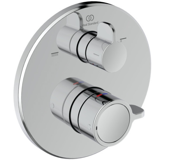 Ideal Standard Ceraplus Safe potinkinis termostatinis dušo ir vonios maišytuvas, 2 krypčių
