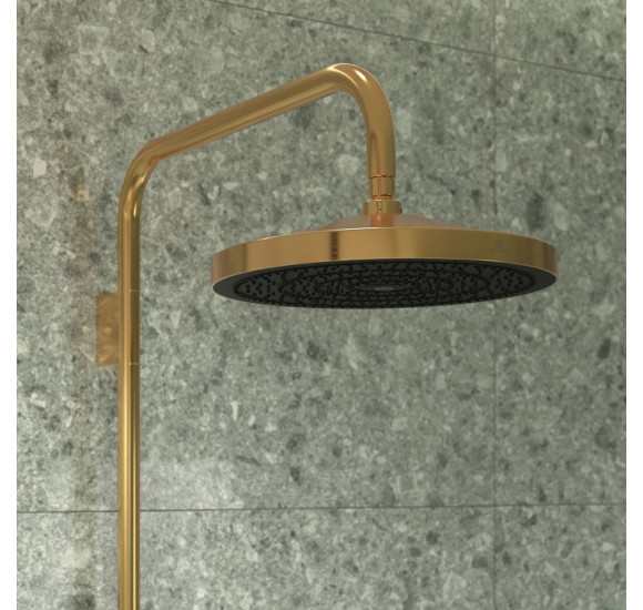 Ideal Standard Ceratherm Solos termostatinė dušo sistema, 3 srovių 300 mm "lietaus" dušo galva