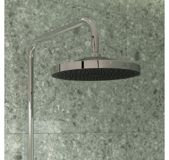 Ideal Standard Solos termostatinė dušo sistema, 300mm "lietaus" dušo galva