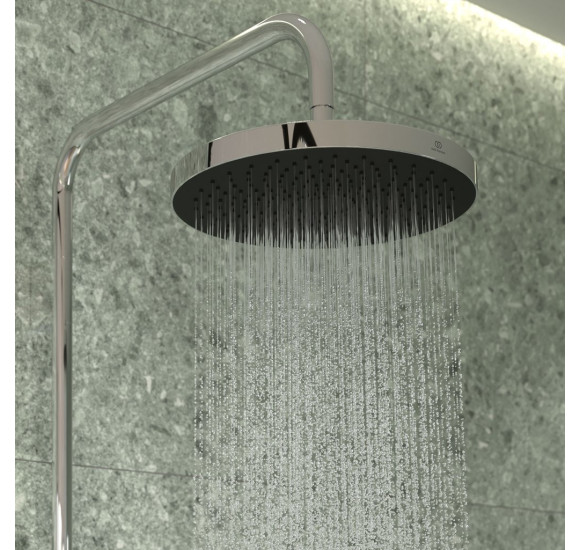 Ideal Standard Solos termostatinė dušo sistema, 300mm "lietaus" dušo galva