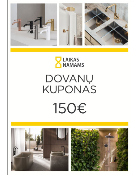 Dovanų kuponas 150 Eur