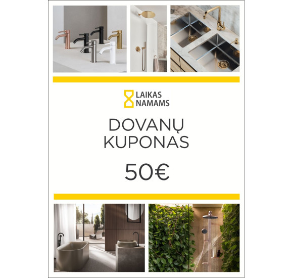 Dovanų kuponas 50 Eur