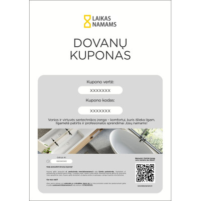Dovanų kuponas 50 Eur