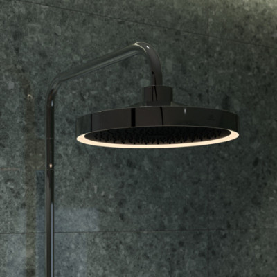 Ideal Standard Ceratherm Solos termostatinė dušo sistema, 330 mm "lietaus" dušo galva su apšvietimu
