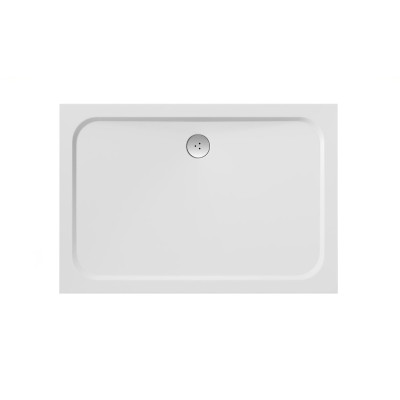 Ravak Blix Slim BLSDP2+BLSPS dušo komplektas, 120x90, juodos spalvos profiliai