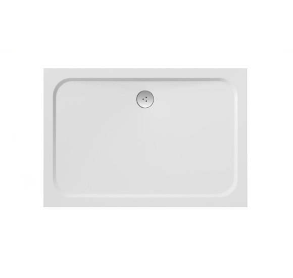 Ravak Blix Slim BLSDP2+BLSPS dušo komplektas, 120x90, juodos spalvos profiliai
