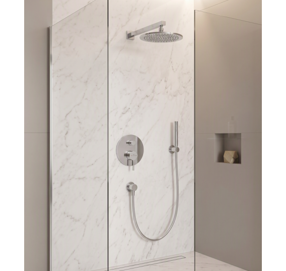 Villeroy&Boch Dawn potinkinė dušo sistema su 250 mm apvalia dušo galva
