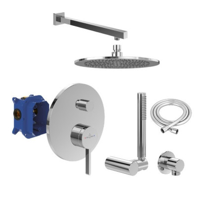 Villeroy&Boch Dawn potinkinė dušo sistema su 250 mm apvalia dušo galva