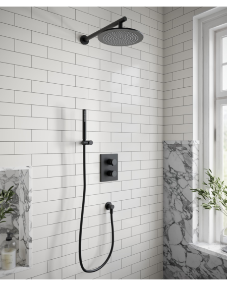 Villeroy&Boch Conum termostatinė potinkinė dušo sistema su apvalia 350 mm dušo galva