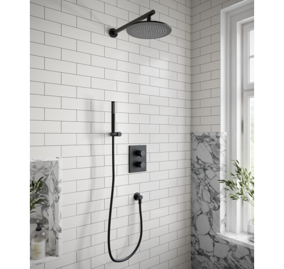 Villeroy&Boch Conum termostatinė potinkinė dušo sistema su apvalia 350 mm dušo galva