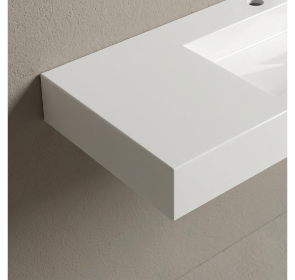 Vispool F-1000 akmens masės praustuvas, 1000x450x90 mm