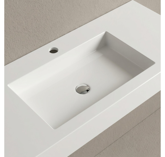 Vispool F-1000 akmens masės praustuvas, 1000x450x90 mm