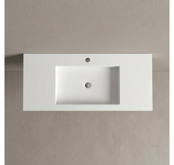 Vispool F-1000 akmens masės praustuvas, 1000x450x90 mm