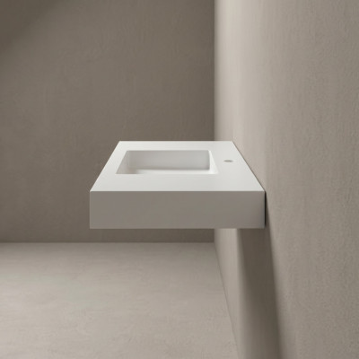 Vispool F-1000 akmens masės praustuvas, 1000x450x90 mm