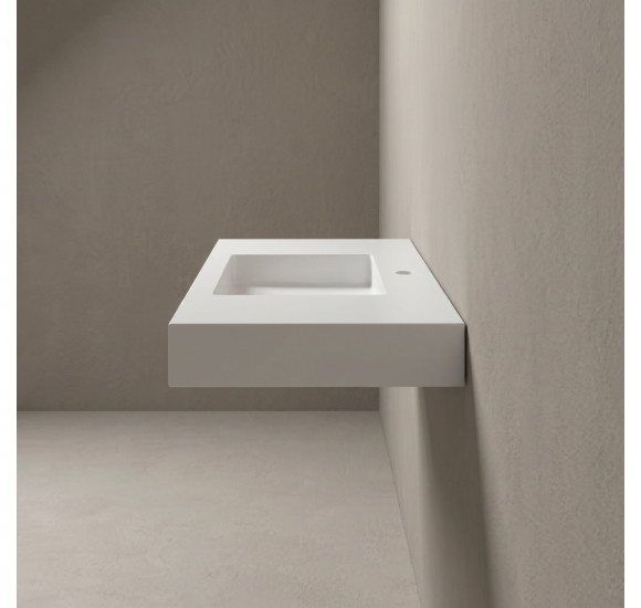Vispool F-1000 akmens masės praustuvas, 1000x450x90 mm