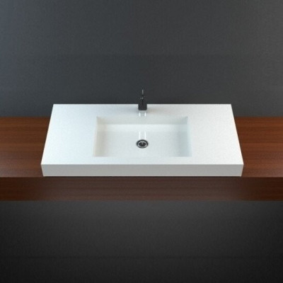 Vispool F-1000 akmens masės praustuvas, 1000x450x90 mm