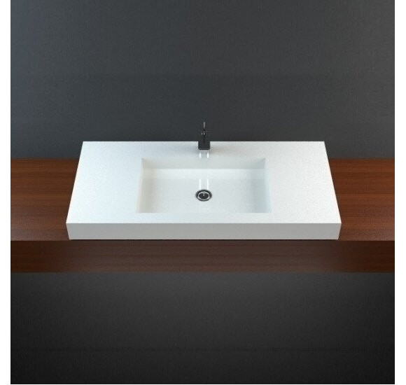 Vispool F-1000 akmens masės praustuvas, 1000x450x90 mm