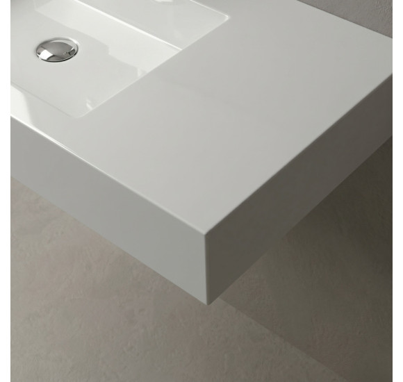 Vispool F-1200 akmens masės praustuvas, 1200 x 450 x 90 mm