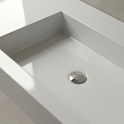 Vispool F-1200 akmens masės praustuvas, 1200 x 450 x 90 mm