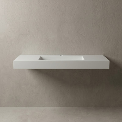 Vispool F-1200 akmens masės praustuvas, 1200 x 450 x 90 mm