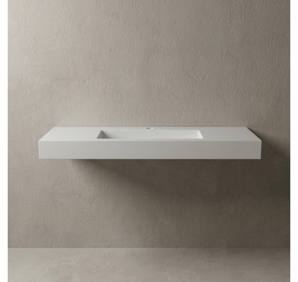 Vispool F-1200 akmens masės praustuvas, 1200 x 450 x 90 mm