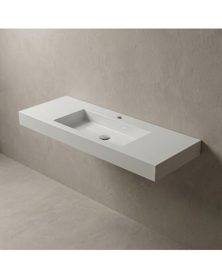 Vispool F-1200 akmens masės praustuvas, 1200 x 450 x 90 mm