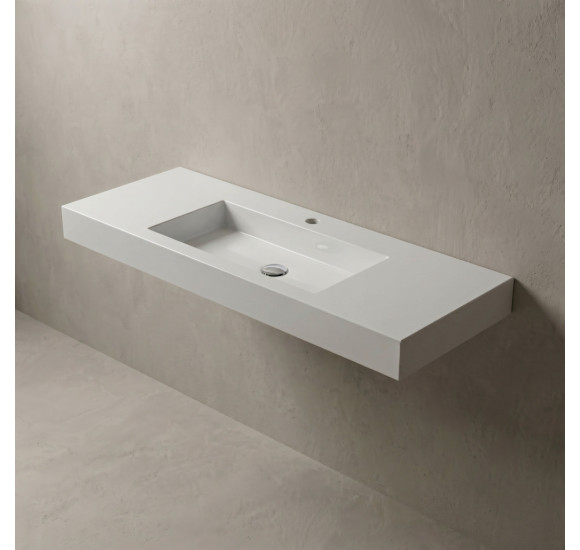 Vispool F-1200 akmens masės praustuvas, 1200 x 450 x 90 mm