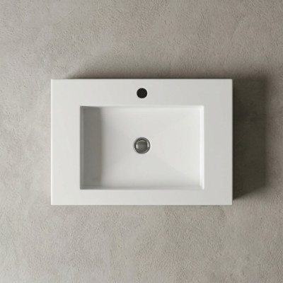Vispool F-600 akmens masės praustuvas, 600x450x90 mm