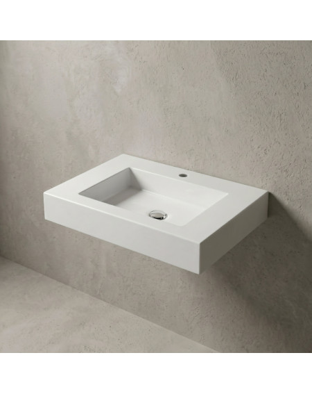 Vispool F-600 akmens masės praustuvas, 600x450x90 mm