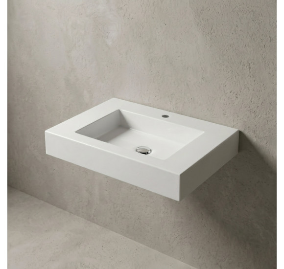 Vispool F-600 akmens masės praustuvas, 600x450x90 mm