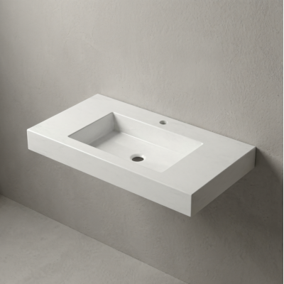 Vispool F-800 akmens masės praustuvas, 800x450x80 mm