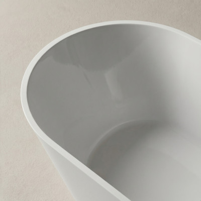 Aura ORNEA 3 laisvai pastatoma akmens masės vonia, 1710×760×540 mm