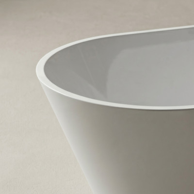 Aura ORNEA 3 laisvai pastatoma akmens masės vonia, 1710×760×540 mm
