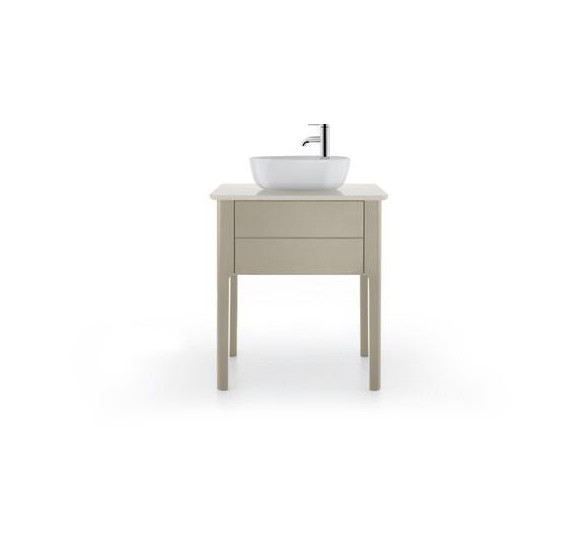 Duravit Luv Pastatomas praustuvas 420x270 su anga maišytuvui (vidus baltas, išorė balta blizgi)