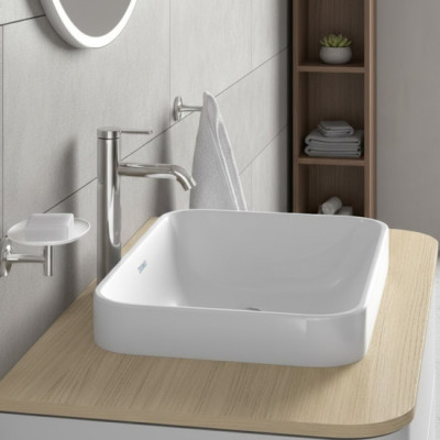 Duravit Happy D.2 Plus įleidžiamas praustuvas 400x400mm