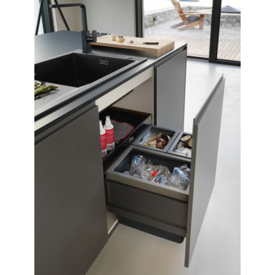 FRANKE FX - 60 šiukšlių rūšiavimo sistema (2-jų arba 3-jų kibirėlių)