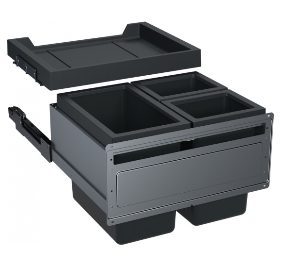 FRANKE FX - 60 šiukšlių rūšiavimo sistema (2-jų arba 3-jų kibirėlių)