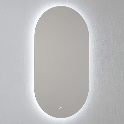 Kamė Oval veidrodis su foniniu LED pašvietimu 2700 – 6500 K