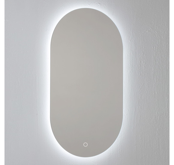 Kamė Oval veidrodis su foniniu LED pašvietimu 2700 – 6500 K