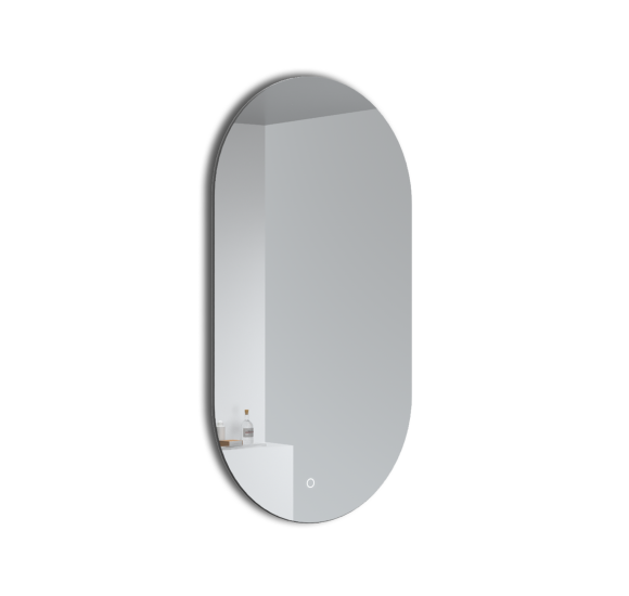 Kamė Oval veidrodis su foniniu LED pašvietimu 2700 – 6500 K