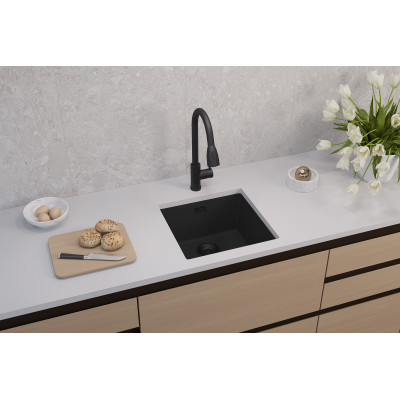 ALVEUS Omni 20 granitinė plautuvė (Black Edition)