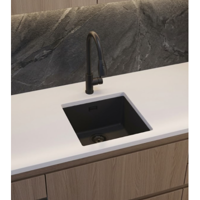 ALVEUS Omni 10 granitinė plautuvė (Black Edition)