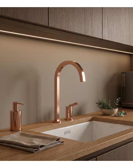 IŠPARDAVIMAS. Ideal Standard Gusto virtuvės maišytuvas, 2 dalių, vario spalva