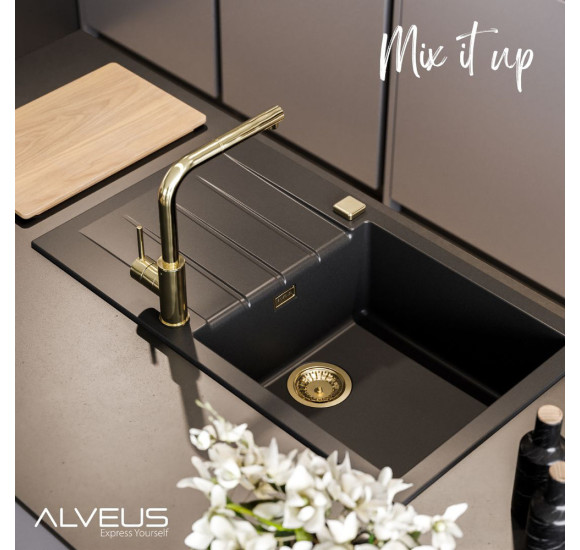 ALVEUS Cadit 40 granitinė plautuvė (pasirenkama spalva)