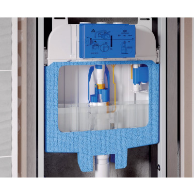 Ideal Standard PROSYS 120 Potinkinis WC rėmas su Oleas M2 baltu nuleidimo mygtuku